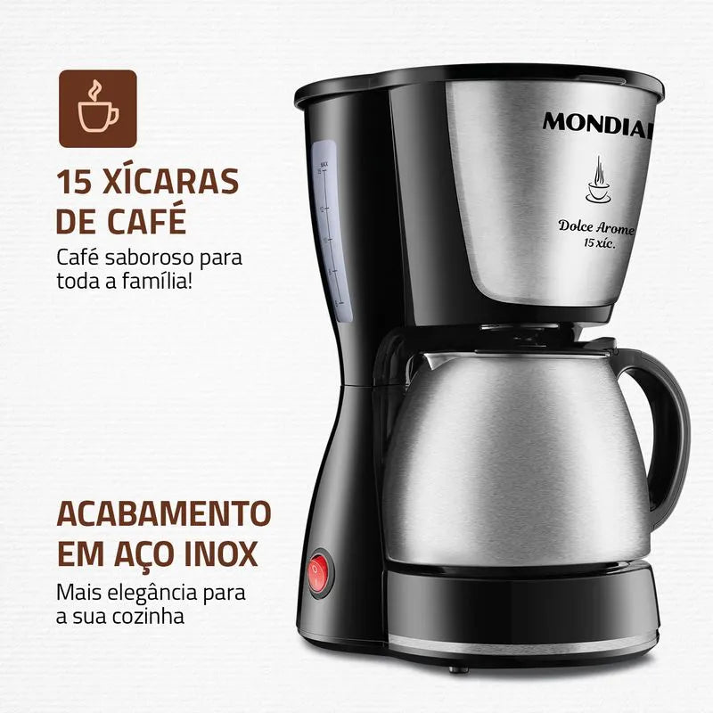 Cafeteira Elétrica Arome C-34JI-15X