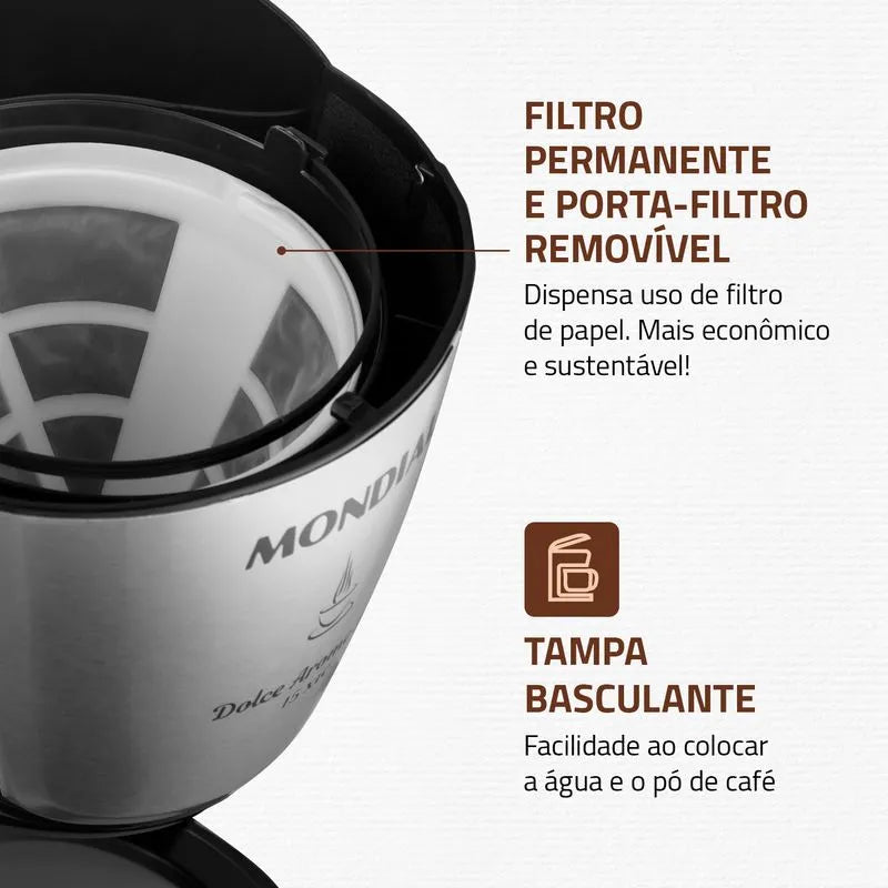 Cafeteira Elétrica Arome C-34JI-15X