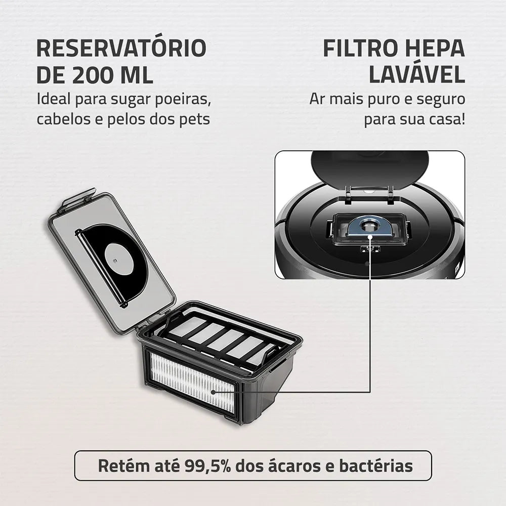 Aspirador Robo Fast Clean 70%Off mais Frete Grátis - SEMI -NOVO