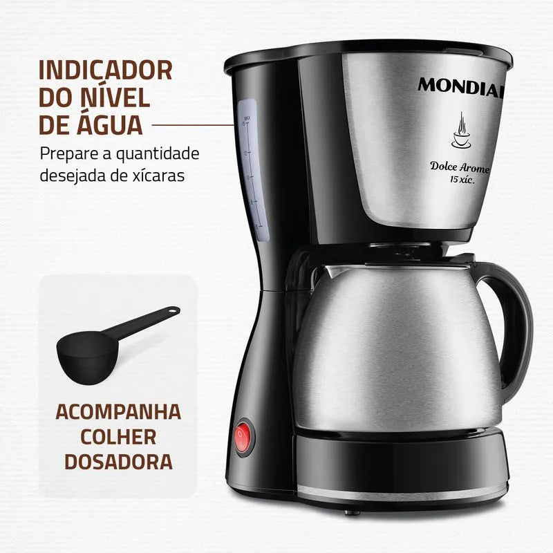 Cafeteira Elétrica Arome C-34JI-15X