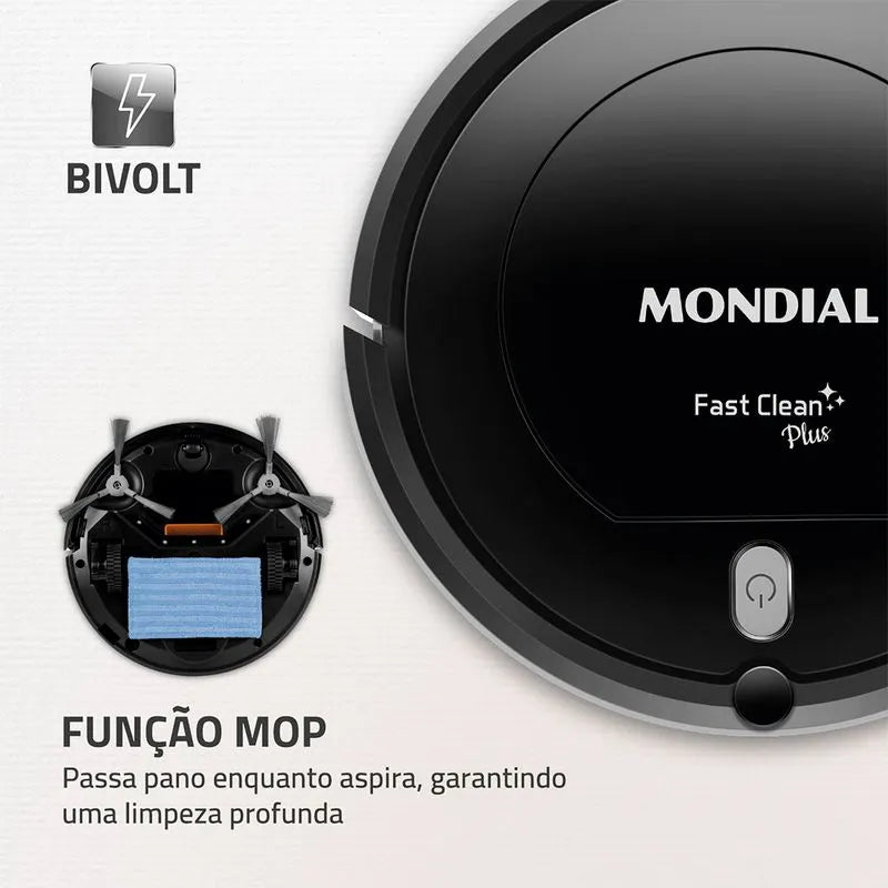 Robô Aspirador de Pó Power Clean 30%Off mais Frete Grátis
