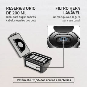 Robô Aspirador de Pó Power Clean 30%Off mais Frete Grátis