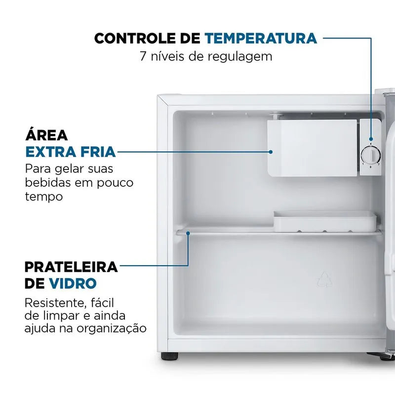 Frigobar 46L Porta Reversível Branco FGB-01-W50